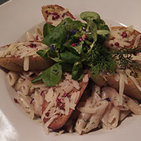 Regionale und saisonale Küche im Restaurant 
